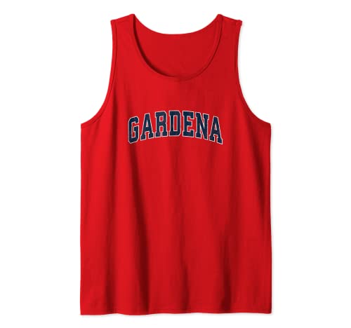 Gardena California CA - Diseño deportivo vintage Camiseta sin Mangas