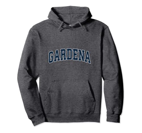 Gardena California CA - Diseño deportivo vintage Sudadera con Capucha