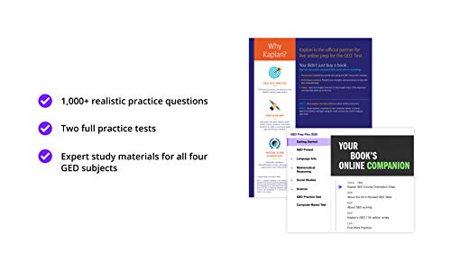 GED Test Prep Plus 2021: 2 Practice Tests + Proven Strategies + Online (Kaplan Test Prep)