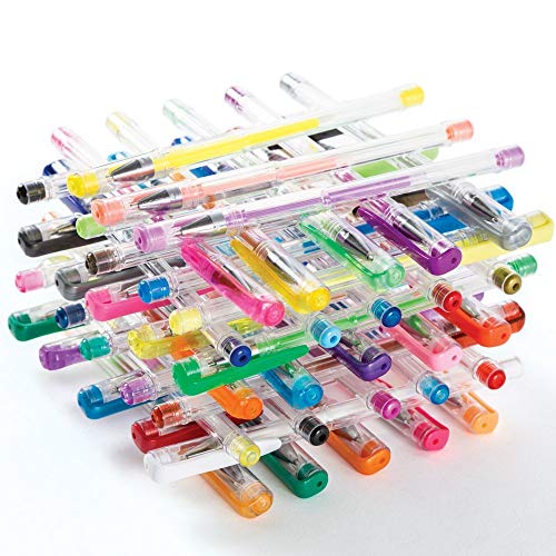 Gel Pen Set, ariel-gxr paquetes de 48 bolígrafos de gel con brillantina