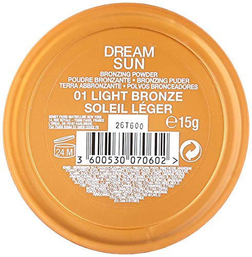 Gemey Maybelline polvo compacto de color terra-dom 01 de bronce luz