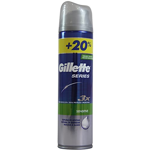 Gillette Espuma Afeitar Gillette 250+50 Series Sens 300 ml