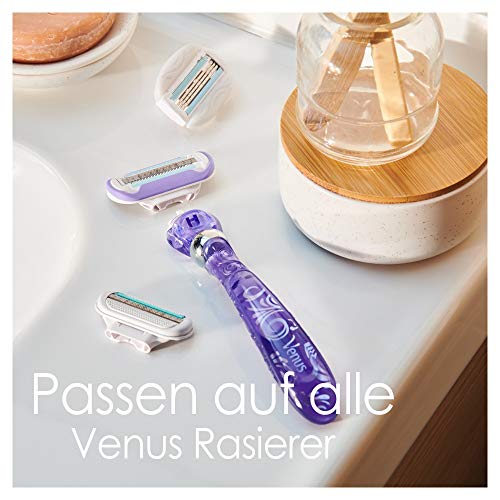 Gillette Venus Deluxe Smooth Swirl - Cuchillas de afeitar (4 unidades, 33 g)