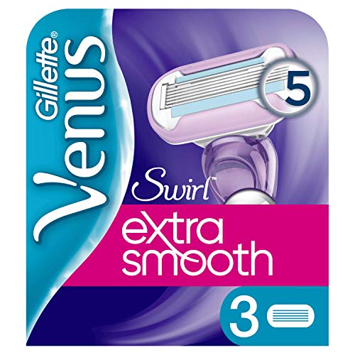 Gillette Venus Swirl – Juego de 3 cuchillas de afeitar