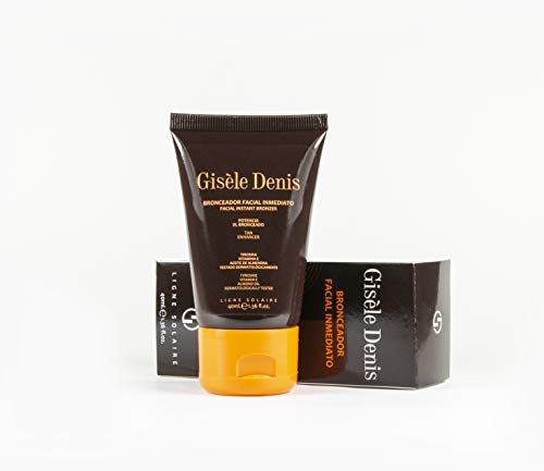 GISÈLE DENIS - Bronceador Facial Inmediato en Crema, Acelerador Bronceado, Crema Cara, 40 ml