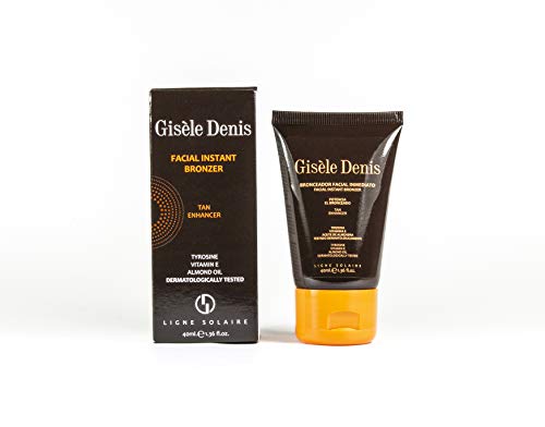 GISÈLE DENIS - Bronceador Facial Inmediato en Crema, Acelerador Bronceado, Crema Cara, 40 ml