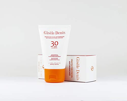 GISÈLE DENIS - Protector Solar Facial Antimanchas, Crema Solar, Cuidado Facial, Resistente al Agua, Protección FPS30, 40 ml