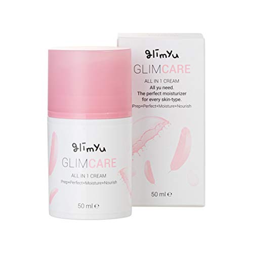 Glimyu Cuidado Facial, Crema de Día e Hidratante, Afina Poros y Arrugas con Efecto Inmediato, Cosmética Coreana Vegana, 50 Mililitros