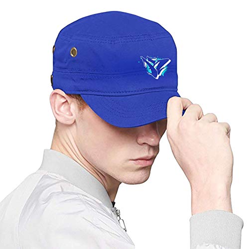 Graffiti Letra K Cap para hombre y mujer azul