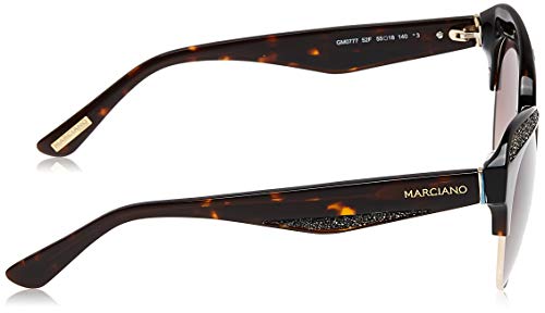 Guess by Marciano Sonnenbrille Gm0777 52F 55 Gafas de Sol, Marrón (Braun), 55.0 para Mujer