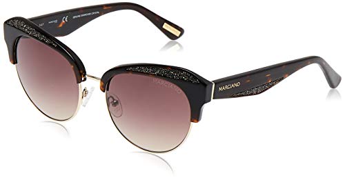 Guess by Marciano Sonnenbrille Gm0777 52F 55 Gafas de Sol, Marrón (Braun), 55.0 para Mujer