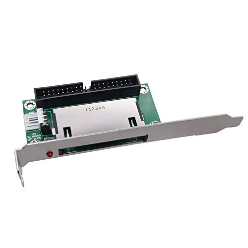 Hanshin - Adaptador de puerto de soporte PCI-, conector de memoria flash compacto en la parte trasera, convertidor CFI de 40 pines