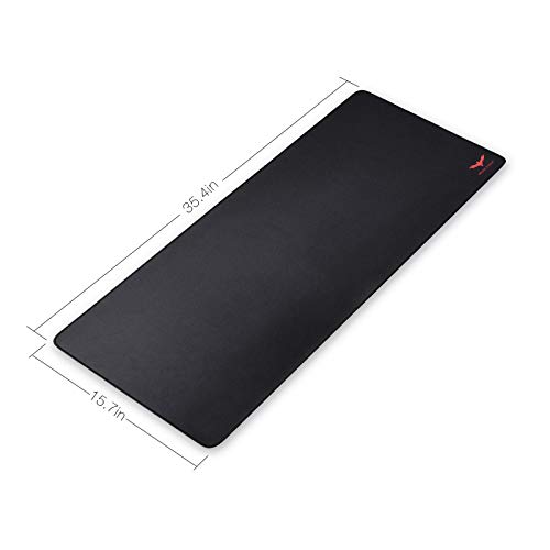 Havit Alfombrilla ratón Ordenador Extended XXL (900 x 400 x 3 mm), Superficie Impermeable y Base de Goma Antideslizante para Gamers, PC y Portátil(MP855)