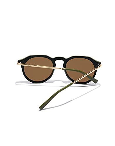 HAWKERS · Gafas de sol WARWICK CROSSWALK para hombre y mujer · HAVANA GREEN OLIVE