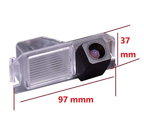 HD 1280x720p cámara de respaldo de marcha atrás cámara de matrícula de visión nocturna Ip69K impermeable para Hyundai I30 Rohens Solaris Genesis Coupe solaris verna hatchback para Kia Soul 2010-2014