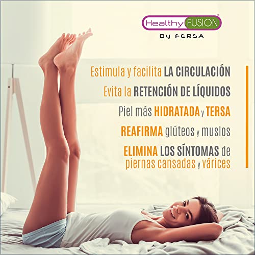 Healthy Fusion Potente Anticelulítico Reductor Intensivo, Reafirma, tonifica, Elimina celulitis, piel de naranja, Estimula Lipólisis, L-Carnitina, CLA, Cacao, 100 cápsulas