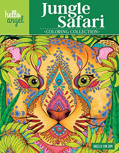 Hello Angel Jungle Safari Coloring Collection (Hello Angel Coloring Collection)