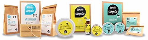 hello simple - Desodorante (50 g) - ¡SALVA LOS OCÉANOS! - cosméticos naturales sostenibles - sin aluminio, veganos, orgánicos, sin plástico (cal-cipreso)