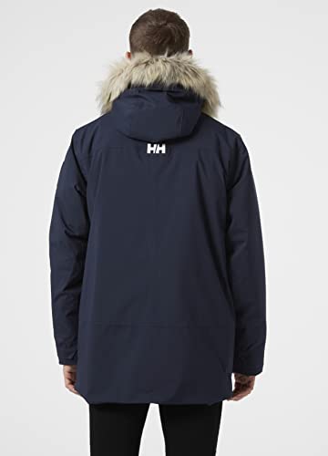 Helly Hansen Men's Reine Parka Jacket, Navy, M