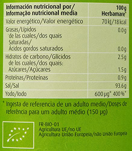 Herbamare® | Sal marina no refinada con plantas aromáticas y hortalizas frescas BIO para una vida sana y sabrosa | 250 gr | A.Vogel