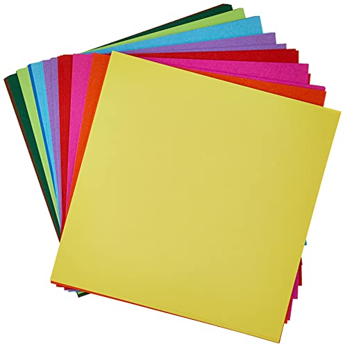 Herlitz - Hojas de papel para origami 247619, 20 x 20 cm, paquete de 100 unidades