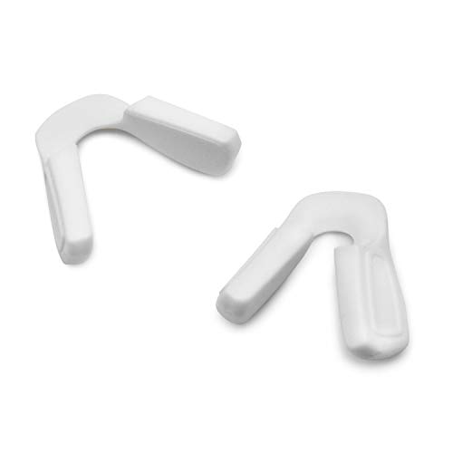 HKUCO Blanco Almohadillas nasales de Silicona de Repuesto 2 Piezas para Oakley Jawbreaker