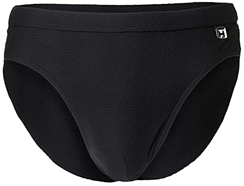 HOM Allure Swim Mini Briefs Bóxer, Negro (Jacquard Noir 0004), Large para Hombre