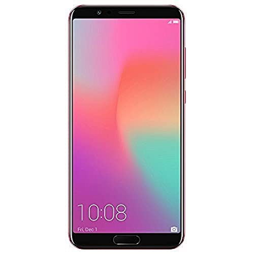 Honor View 10 - Smartphone de 5.99" (4 G, 6 GB de RAM, 128 GB de ROM, EMUI 8, compatible con Android, Full HD 2160 x 1080p, cámara 16MP +20 MP y frontal de 13 MP), Rojo (Red)