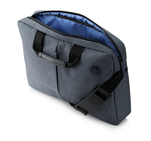 HP Essential Top Load 15.6" - Funda bandolera para portátil de hasta 39,6 cm, color gris