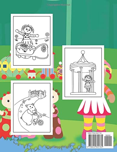 In The Night Gardẹn Colouring Book: Excellent In The Night Gardẹn Coloring Book For In The Night Gardẹn Fans With High-Quality Colouring Pages