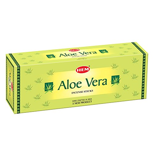 Incienso con perfume de aloe vera. 100 unidades, marca Hem.