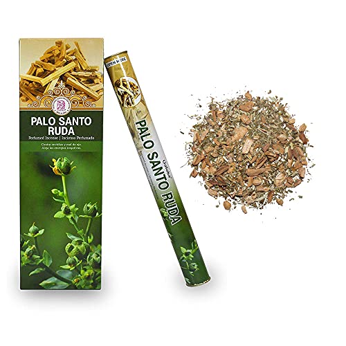 Incienso Goloka Palo Santo Ruda + Bolsa en virutas de Palo Santo y Ruda