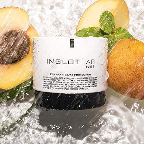 INGLOT LAB - Crema de dia - 50ml - Piel mixta/grasa - Evermatte Day Protection - Cosmetica Vegana - Crueltyfree