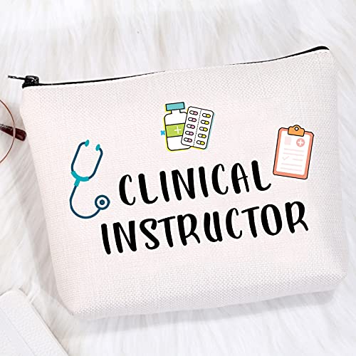 Instructor clínico regalos instructor clínico bolsa de maquillaje instructor clínico regalos de agradecimiento de estudiante clínico instructor bolsa de viaje cosmético, Clinical Instructor Bag,