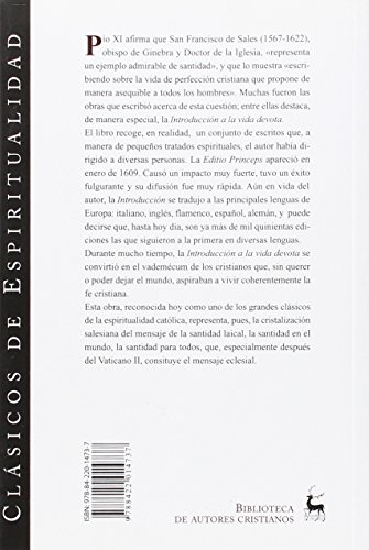 Introduccion A La Vida devota (CLÁSICOS DE ESPIRITUALIDAD)