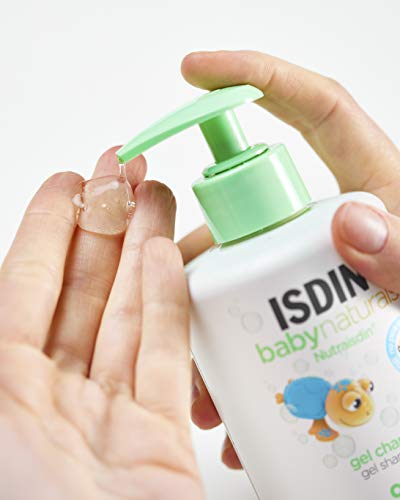 ISDIN Baby Naturals Gel Champú para Bebé, DUPLO 40% 2º Unidad, con un 93% de Ingredientes de Origen Natural, 2x750ml