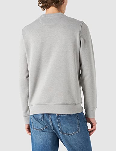 Izod Applique Fleece Crew Sudadera, Gris (Lt Grey Htr 052), Medium (Talla del Fabricante: MD) para Hombre