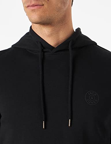 Jack & Jones Jjebasic Noos-Sudadera con Capucha, Negro, XXL para Hombre