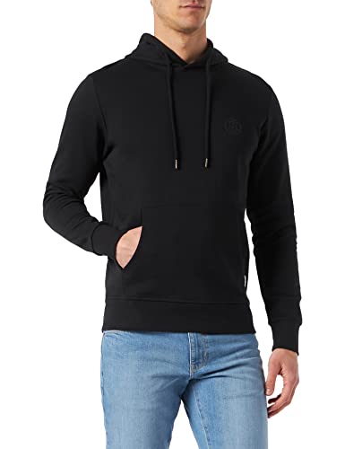 Jack & Jones Jjebasic Noos-Sudadera con Capucha, Negro, XXL para Hombre