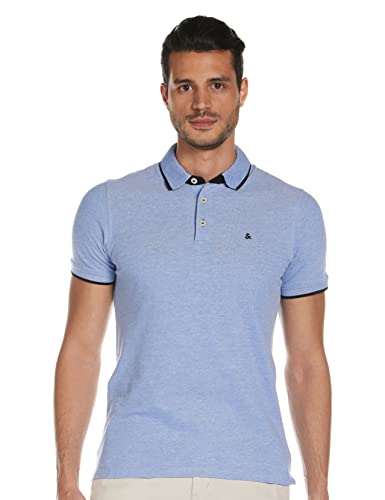 Jack & Jones Jjepaulos Polo SS Noos, Azul (Bright Cobalt), XXL para Hombre