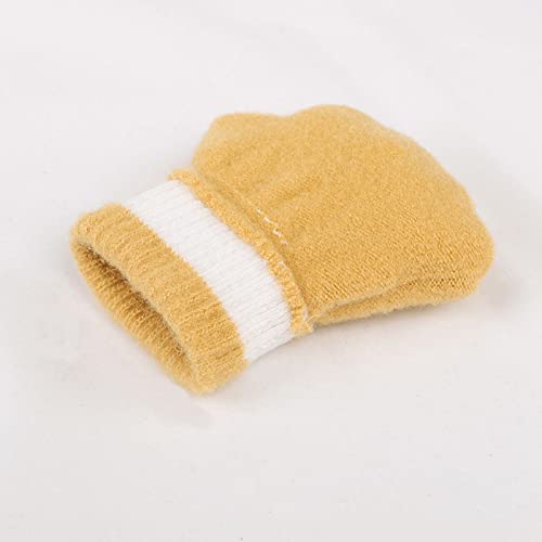 JIAHG Guantes para animales de compañía, tejidos a mano, guantes de invierno para hombre, guantes de invierno de punto para niños de 5 a 8 años, c,