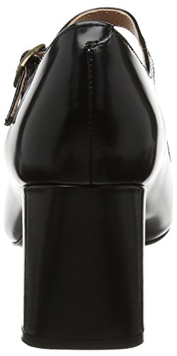 Jil Sander JN29031, Zapatos de tacón con Punta Abierta Niñas, Negro 999, 35 EU