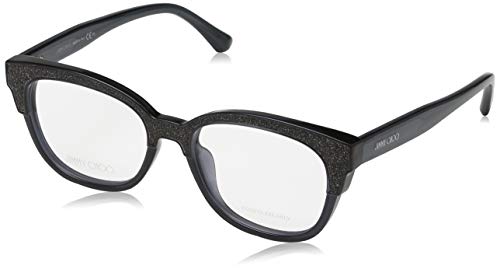 Jimmy Choo Brillengestelle Jc177-18R-51 Damen Monturas de Gafas, Negro (Schwarz), 49 para Mujer