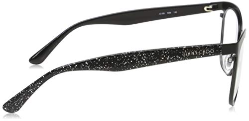 Jimmy Choo Brillengestelle Jc189-Ns8-53 Damen Monturas de Gafas, Negro (Schwarz), 53.0 para Mujer