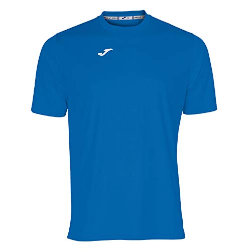 Joma Combi - Camiseta de Manga Corta, Hombre, Azul (Royal), S