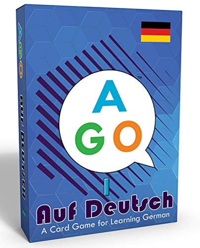 Juegos de cartas AGO Auf Deutsch: Juegos educativos para aprender aleman. 54 flash cards en aleman para principiantes. ¡Un juego de cartas mucho más divertido que un curso de aleman convencional!