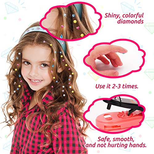 Juguetes NiñA 4 5 6 7 8 9 Años, Juguetes De Peinado De Diamantes Regalos Para Niños 4-9 Años, Styling Toys Regalo Niña 5 6 7 8 9 Años, Juguete Maquillaje Para Niñas 4-9 Años Cumpleanos Christmas