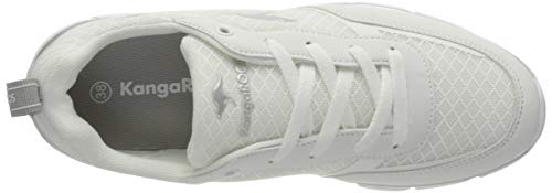 KangaROOS KR Mild, Zapatillas Mujer, White Vapor Grey 0001, 41 EU