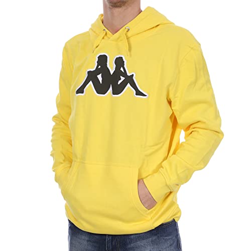 Kappa 3032BY0_918_2XL - Sudadera AIRITI LOGO, talla amarillo, 2XL