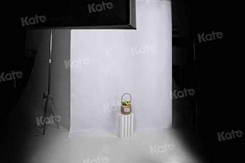 KateHome PHOTOSTUDIOS 1.5x2.2M Sin Arrugas Telones Blancos para fotógrafos Fotografía Foto Fondo Prop